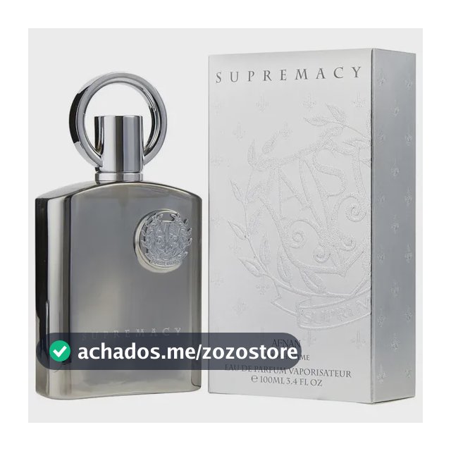 Afnan Supremacy Silver Masculino Deo Cologne