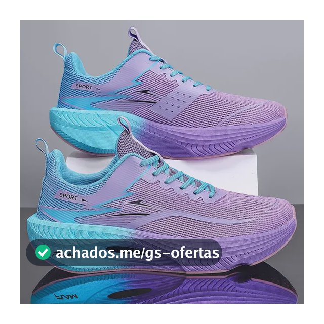 Tênis De Corrida Leve Masculino Blue Geométrico 6.5 Us