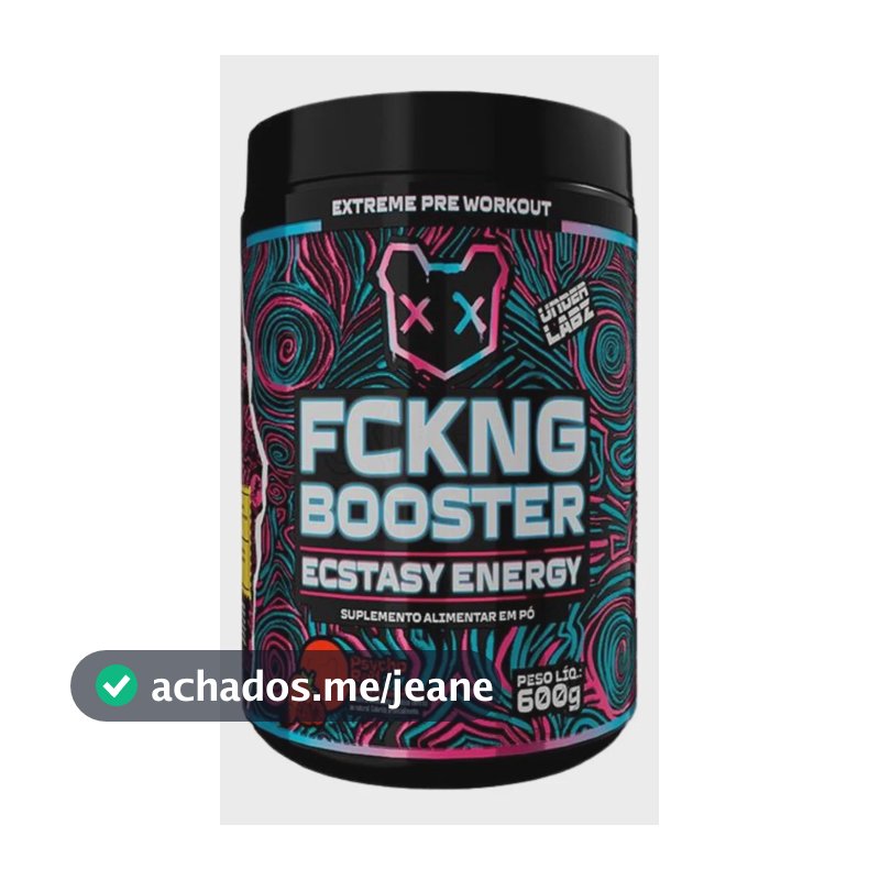 Pré-treino Fckng Booster Pote 600g Under Labz Psycho Red