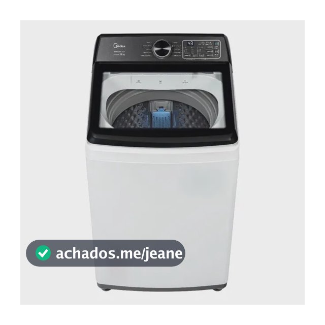Máquina De Lavar Roupas 12kg Branca Midea Wave Impeller Branco