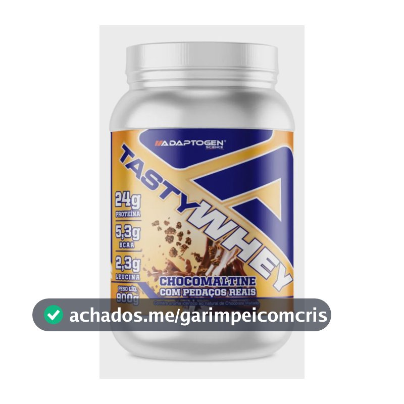 Proteina Para Ectomorfo Tasty Whey Sabor Chocomaltine 900g Sabor Choco Maltine