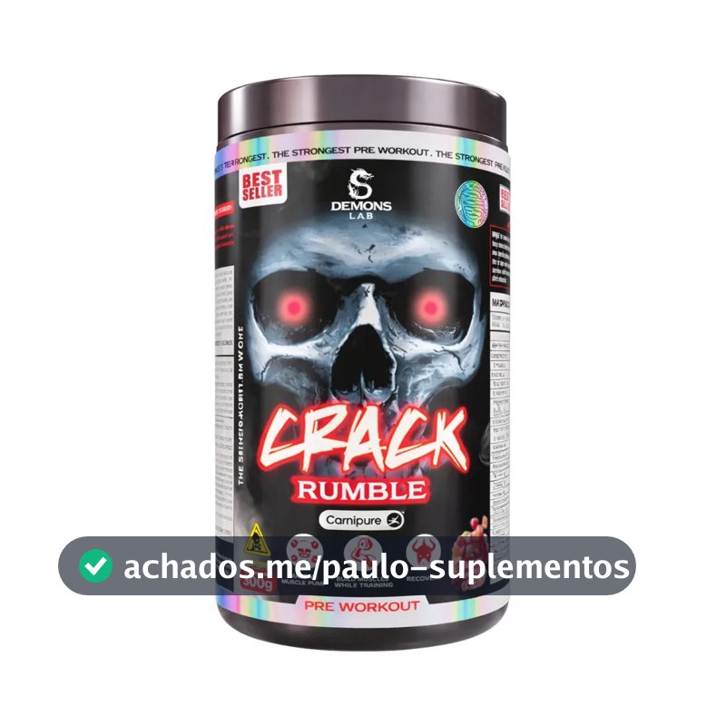 Suplemento em pó Demons Lab Psychotic Pré Treino Crack Popping Candy 300g x 300g