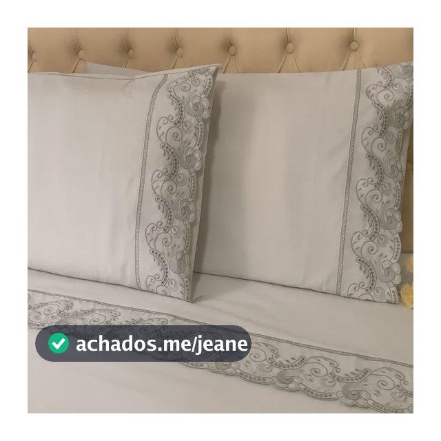 Jogo Lençol Queen Barrado Richilieu Percal 200 Fios 4 Peças Toque Macio Tecido De Excelente Qualidade