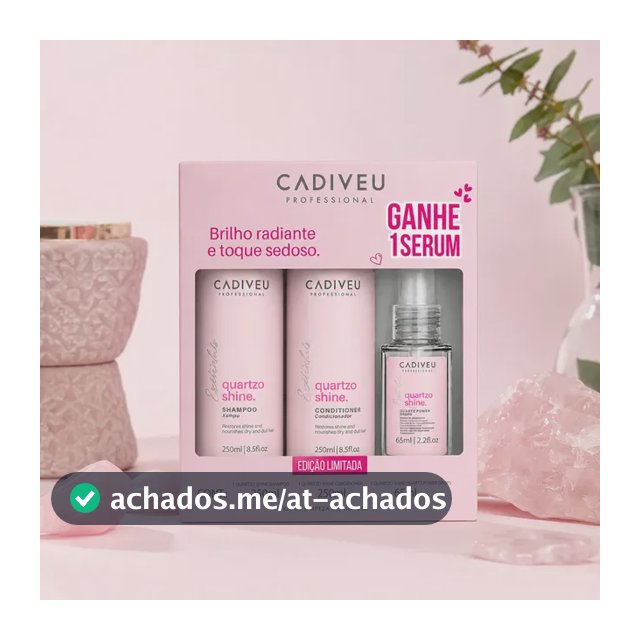 Cadiveu Professional Kit Quartzo Shine (3 Produtos)