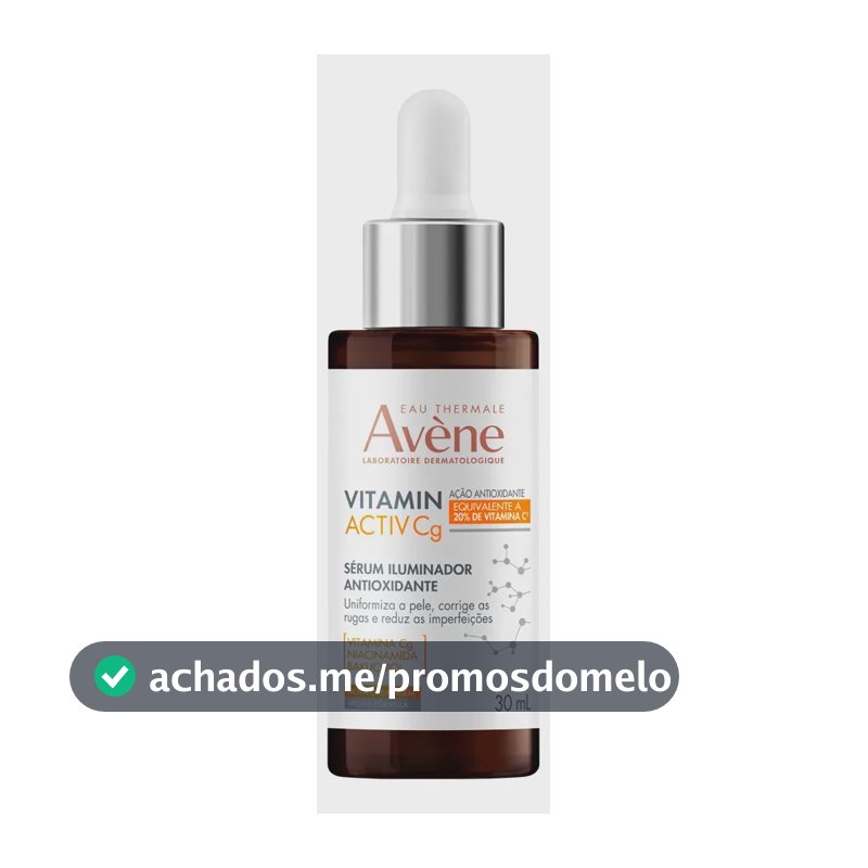 Serum Facial Iluminador Antioxidante Avène Vitamin Activ Cg 30ml