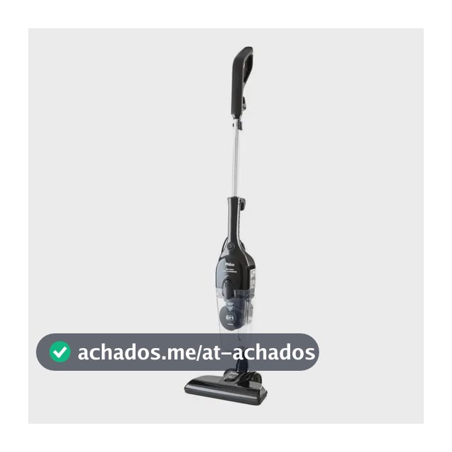 Aspirador De Pó Vertical Philco Filtro Ciclone Preto 110v