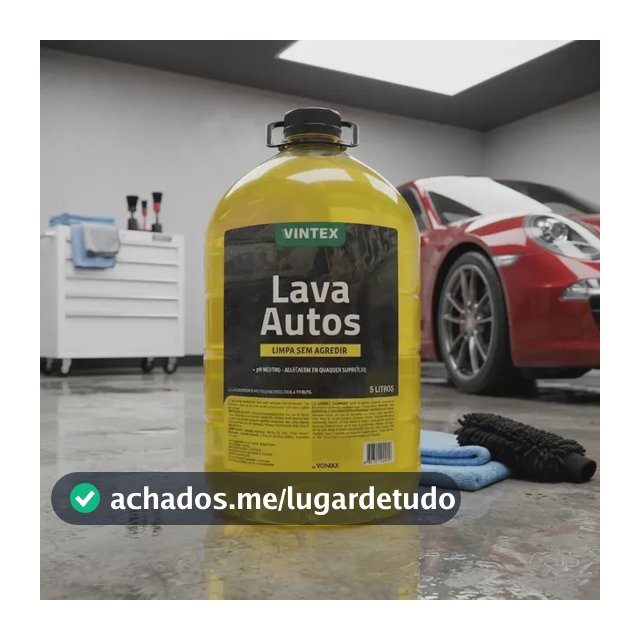 Shampoo Automotivo Concentrado Neutro Vintex Vonixx 5l
