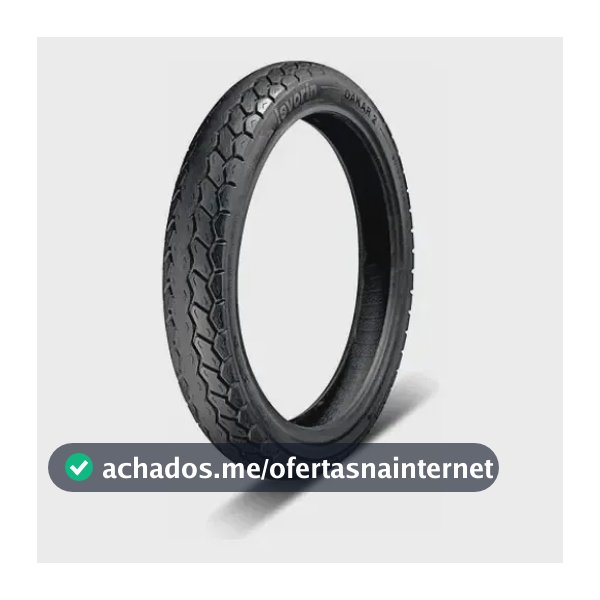 Pneu Traseiro 90x90-18 Levorin Dakar 2 Sem Camara Para Motos Titan/fan/ybr/start