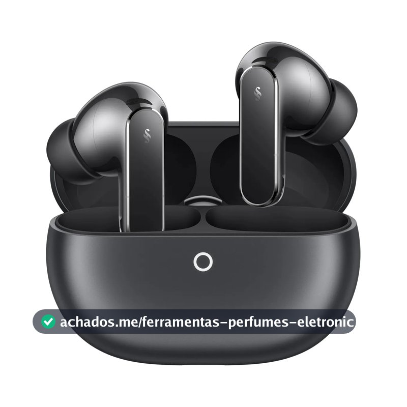 Fone de Ouvido Sem Fio HUAWEI FreeBuds Pro 5 Cancelamento de Ruído com IA de Motor Duplo Som Ultra Imersivo Chamadas Estáveis e Nítidas IP57 Até 38 horas Autonomia de Bateria Cinza