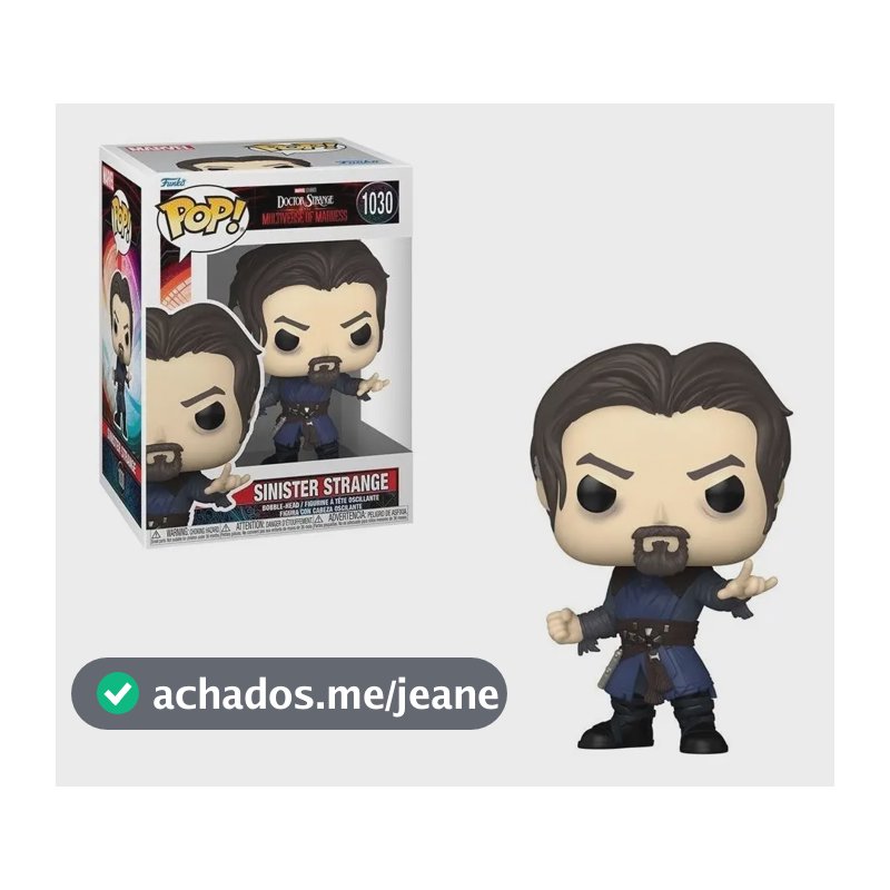 Boneco Funko Pop Marvel Doutor Estranho Sinister Strange 103