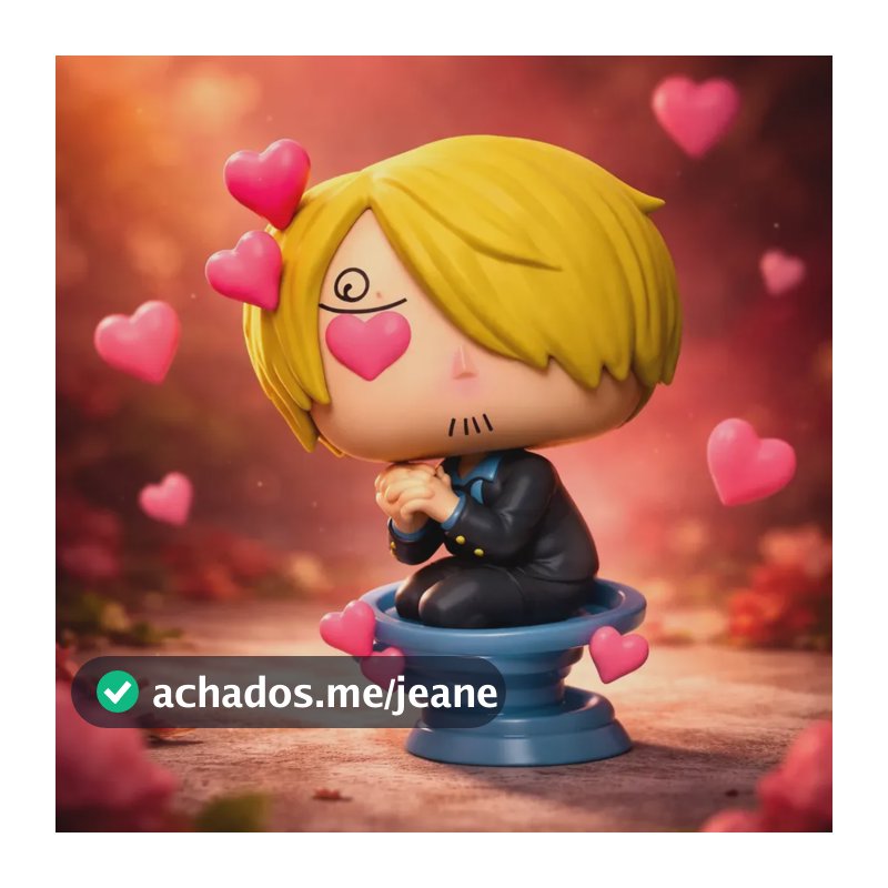 Figura Funko Pop! Animation Sanji Apaixonado Anime One Piece