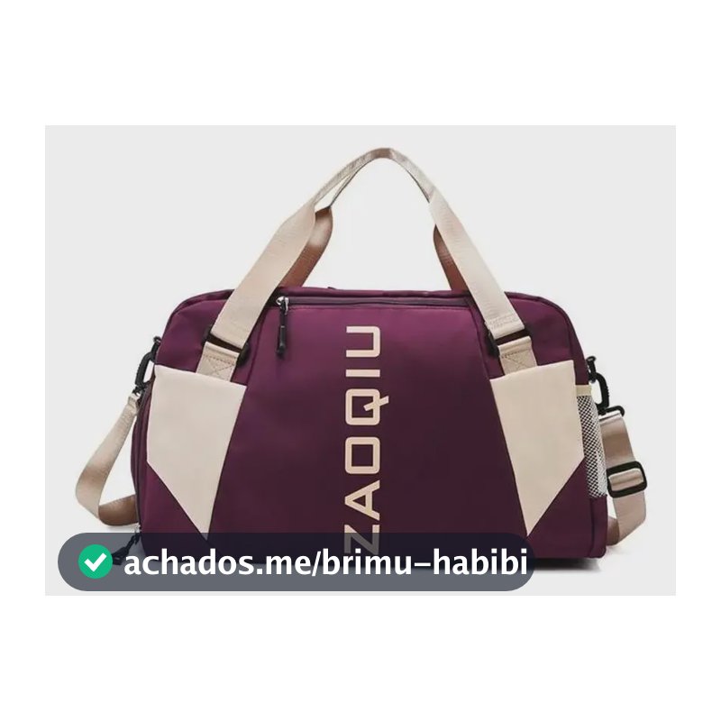 Bolsa Mala De Mão 10kg Feminina De Bordo Viagem Grande Cor Vinho