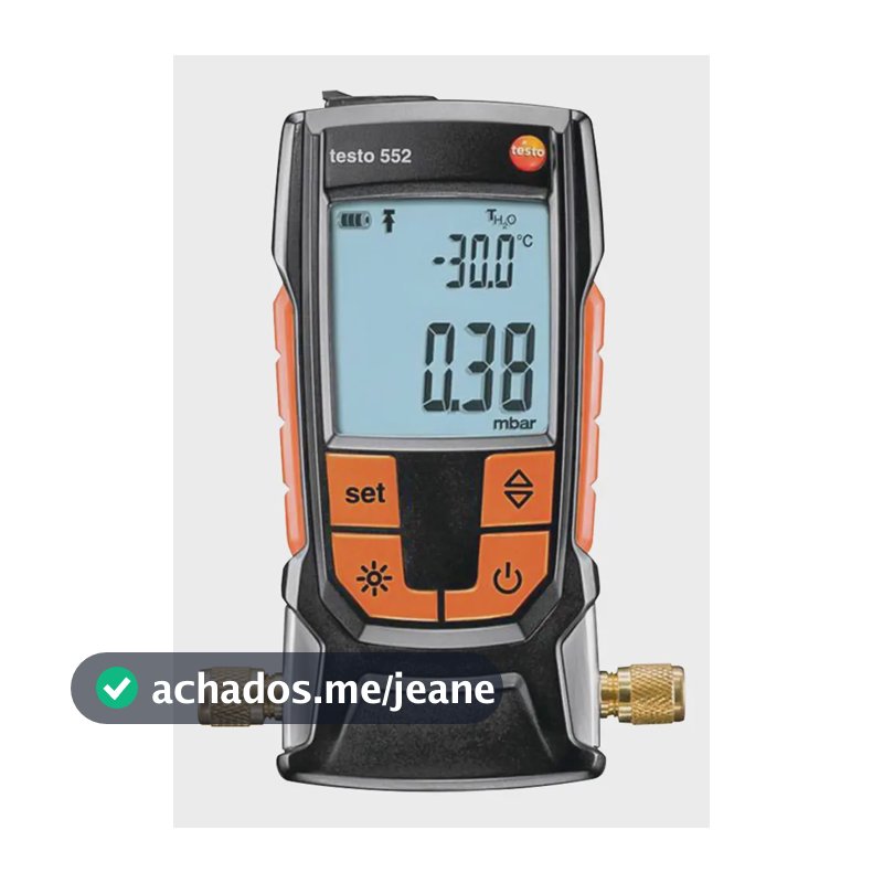 Vacuômetro Digital Testo 552 com visor e Bluetooth
