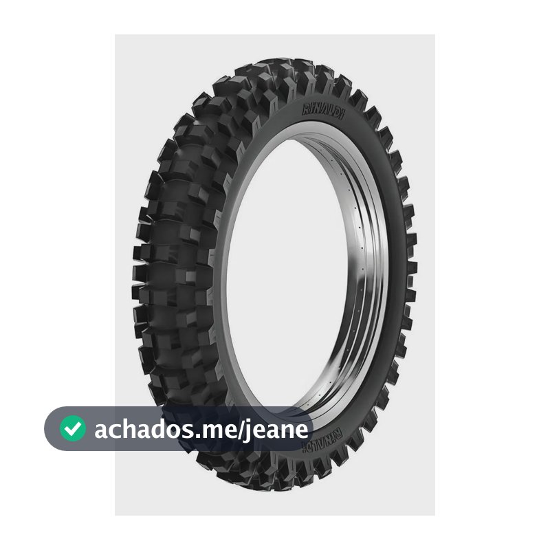 Pneu traseiro para moto Rinaldi RW 33 Para Uso Com Câmara de Ar 110/100-18 M 64 x 1 unidade