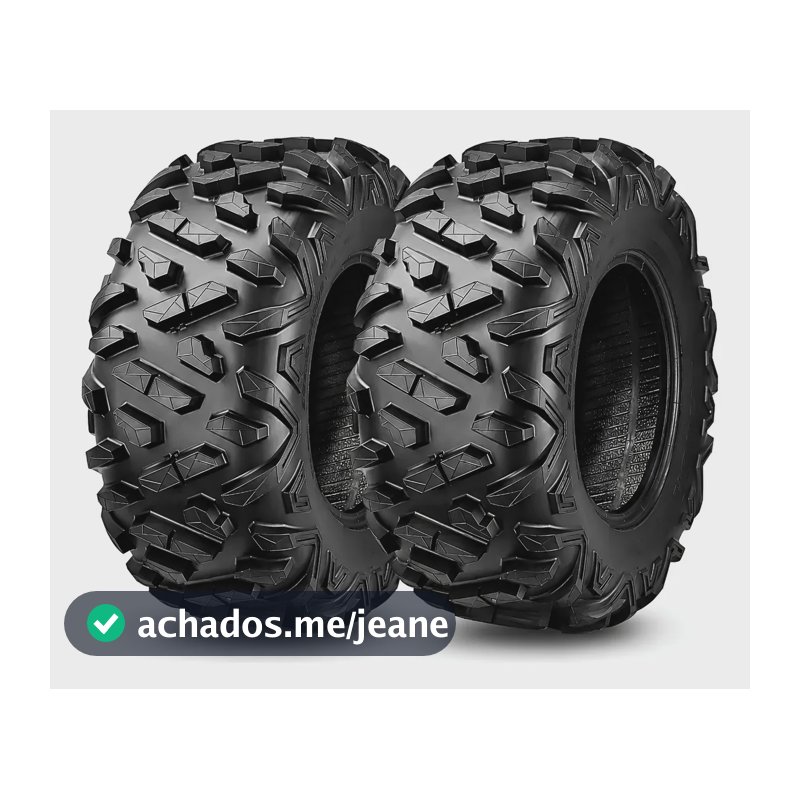 Kit 2 Pneus Traseiro 24x10-11 Quadriciclo Honda Fourtrax F