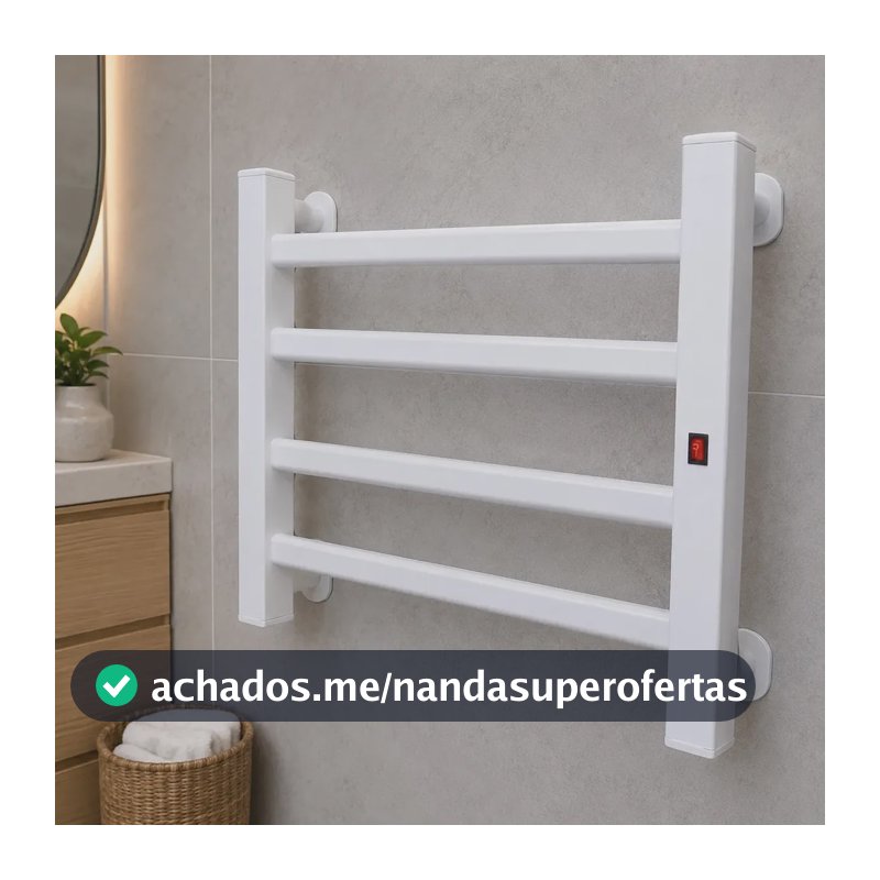 Aquecedor De Toalhas Elétrico Cor Branco