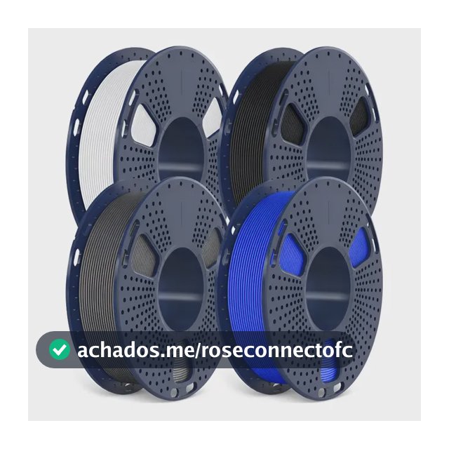 Filamento 3d Sunlu Pla Fosco 1kg 1.75mm 250g-4 Bobinas Preto/cinza/branco/azul De Klein