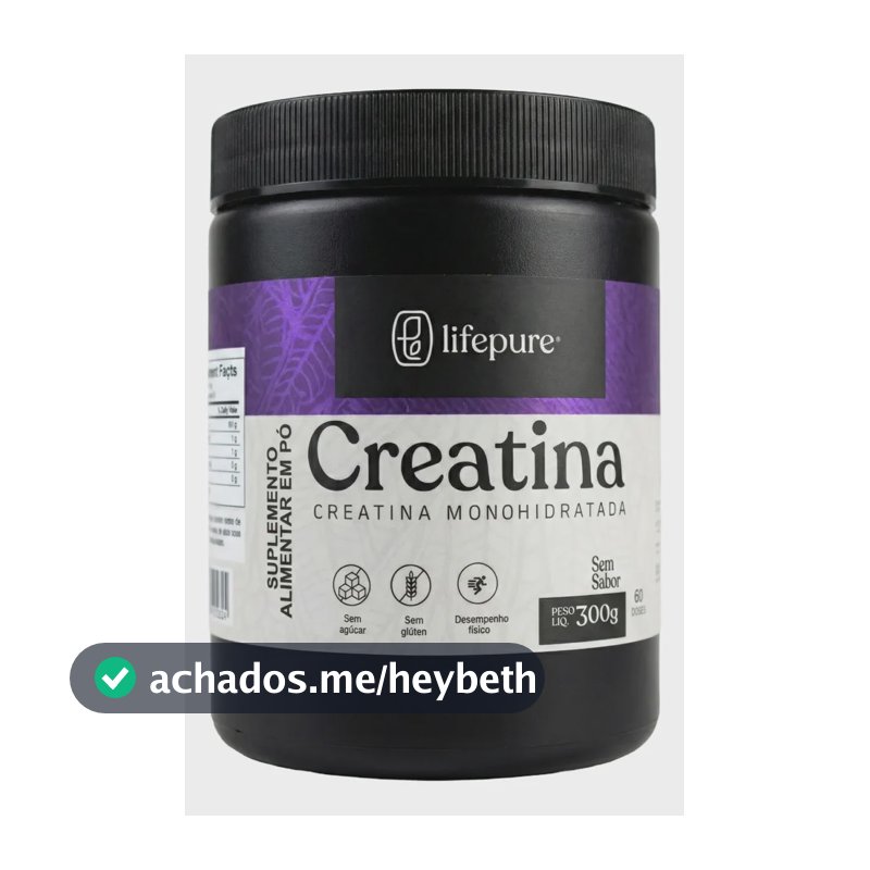 Creatina Monohidratada 100% Pura Lifepure 300g Neutro Neutro