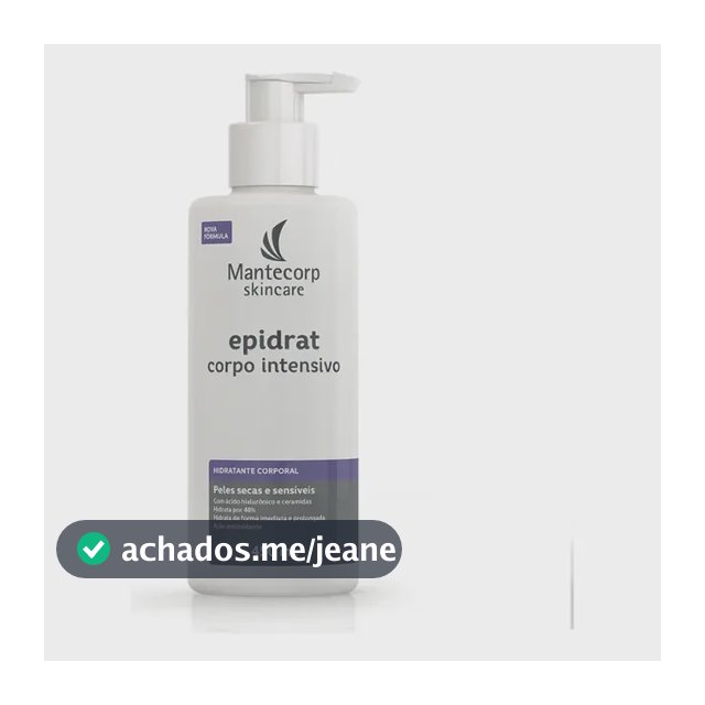 Hidrante Corporal Epidrat Corpo Intensivo Com 450ml Mantecorp