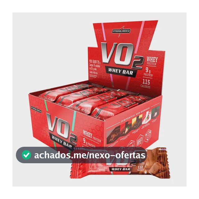 Whey Bar Barra De Proteína - 12 Unidades - Integralmédica