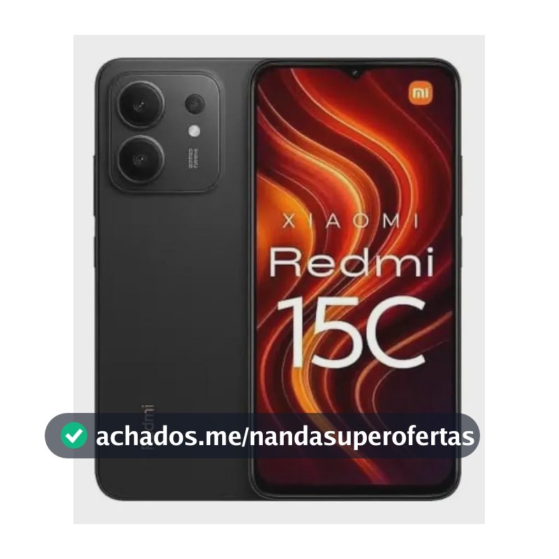 Celular Xiaomi Redmi15c 256gb Ram 8gb Rom 2026 Cor Preto
