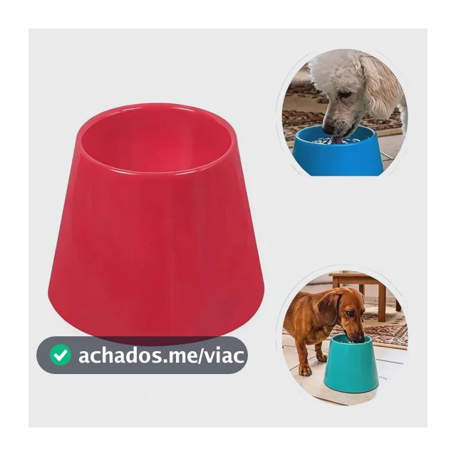 Comedouro Ou Bebedouro Alto Da Pet Games Para Cães Porte P