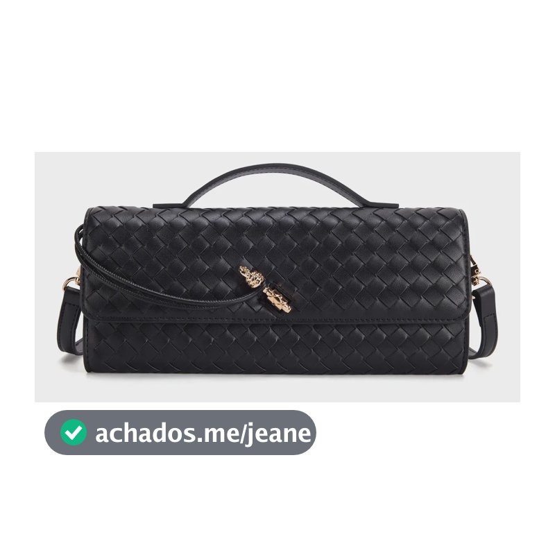 Romantic Crown Bolsa De Mão Feminina De Alta Qualidade Feita Preto Liso Níquel