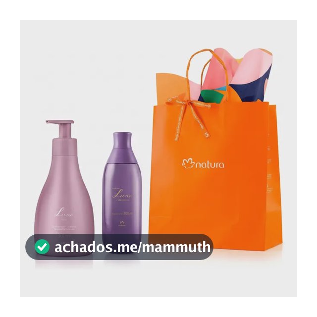 Kit Presente Luna: Body Splash Fascinante 200ml + Hidratante Corporal 300ml + Sacola P