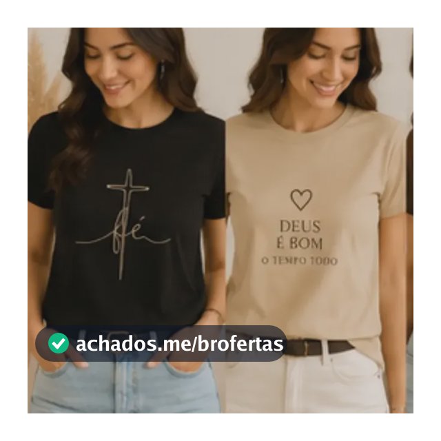 Kit 3 Camiseta Feminina Cristã Religiosa Algodão Premium