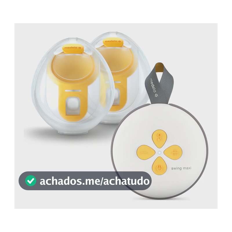 Bomba Tira Leite Elétrica Dupla Swing Maxi Hands Free Medela
