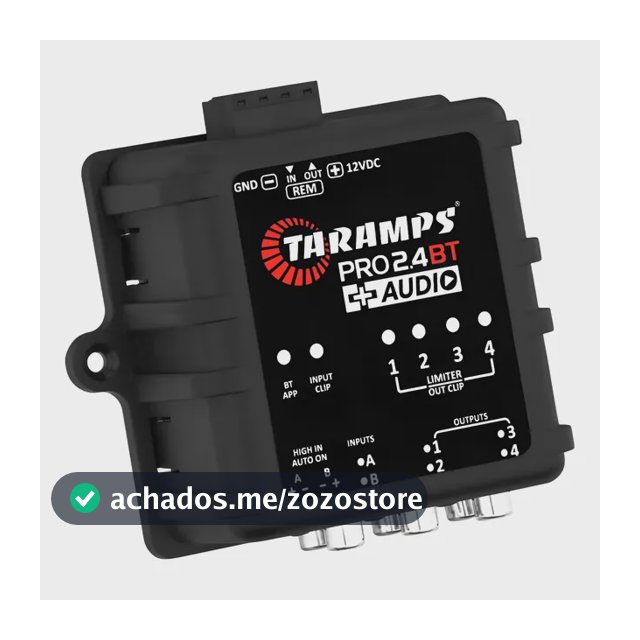 Taramps Processador Audio Digital Pro 2.4 Bluetooth Limiter