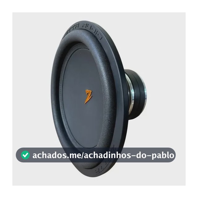 Subwoofer Zetta Audio M-12 450W RMS 12 Polegadas 4 Ohms Preto