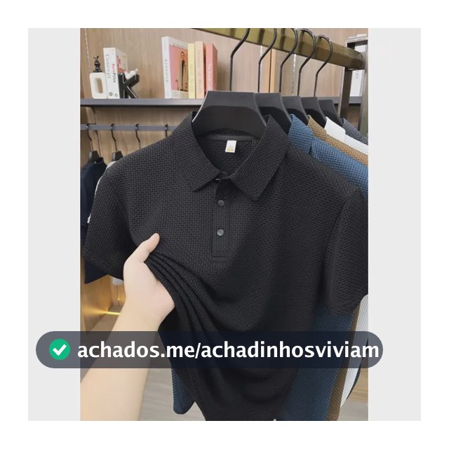 Camisa Polo Texturizada Old Money Masculina Casual Importada