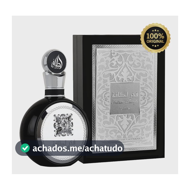 Perfume Árabe Masculino Fakhar Black Eau De Parfum 100 Ml