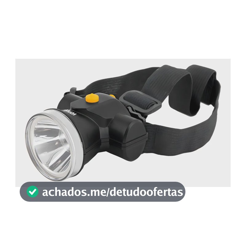 Lanterna Para Cabeça Recarregável Lcv 150 Vonder Cor da lanterna Preto