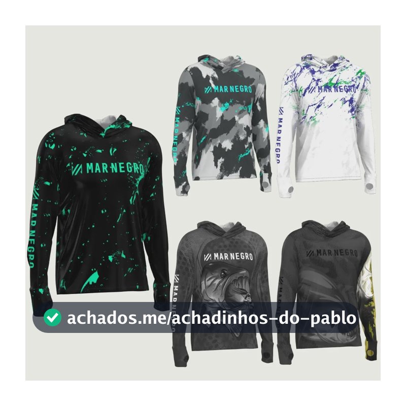 Camiseta De Pesca Mar Negro X-protection  Uv 50+ Lançamento  Neon Drip G