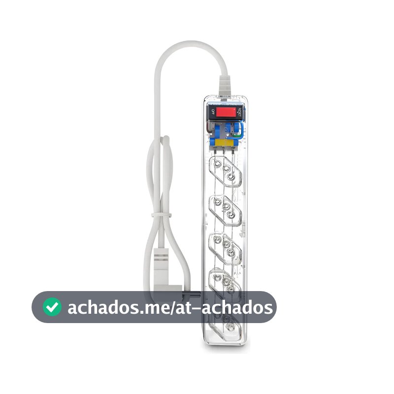 Clamper Proteção contra raios e surtos Filtro de linha - Transparente 5 - 1 m