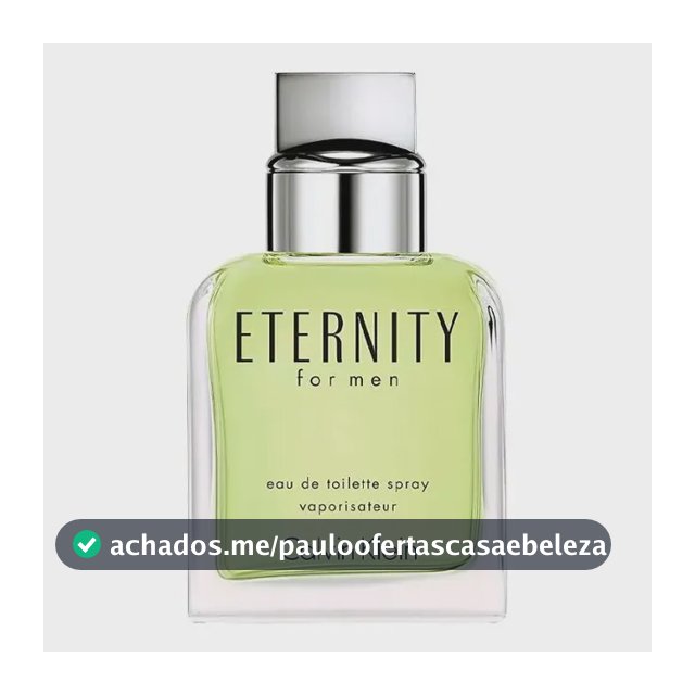 Calvin Klein Eternity for Men - Fragrância Clássica e Sofisticada - 100ml.
