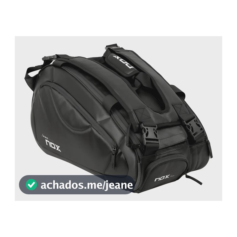Raqueteira Nox Pro Series Preta Preto