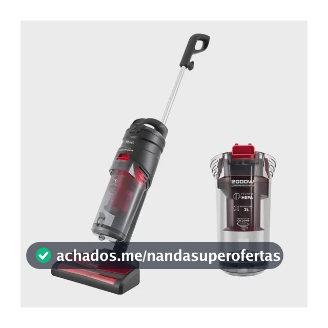 Philco PAS4000V aspirador de pó cor preto 127 V