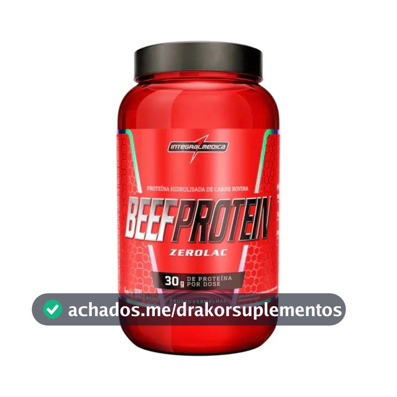 Beef Protein Hidrolisado Frutas Vermelhas 900g Integral