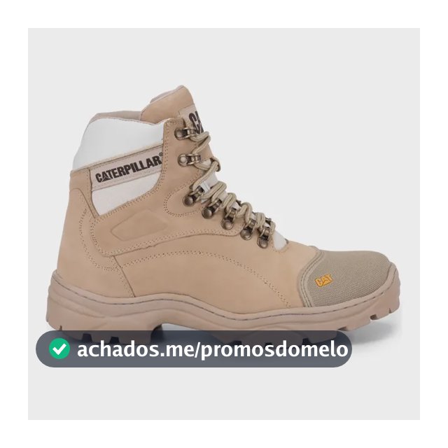 Coturno Caterpillar Adventure Camping Conforto E Estilo