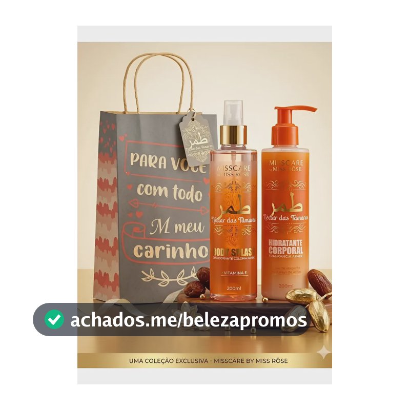 Kit Presente Body Splash + Hidratante Árabe Feminino