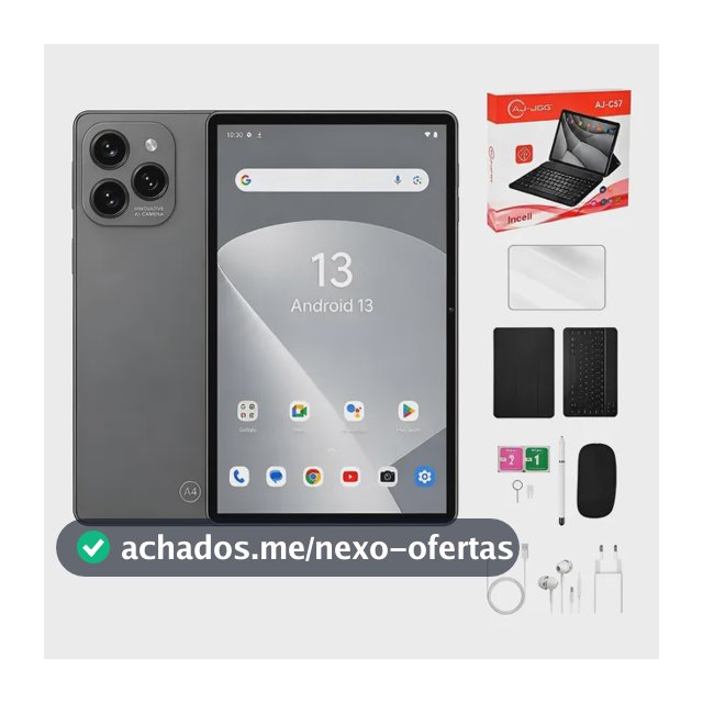 Tablet 10.1 Teclado Mouse Fone 6gb Ram 128gb Android 13 50mp