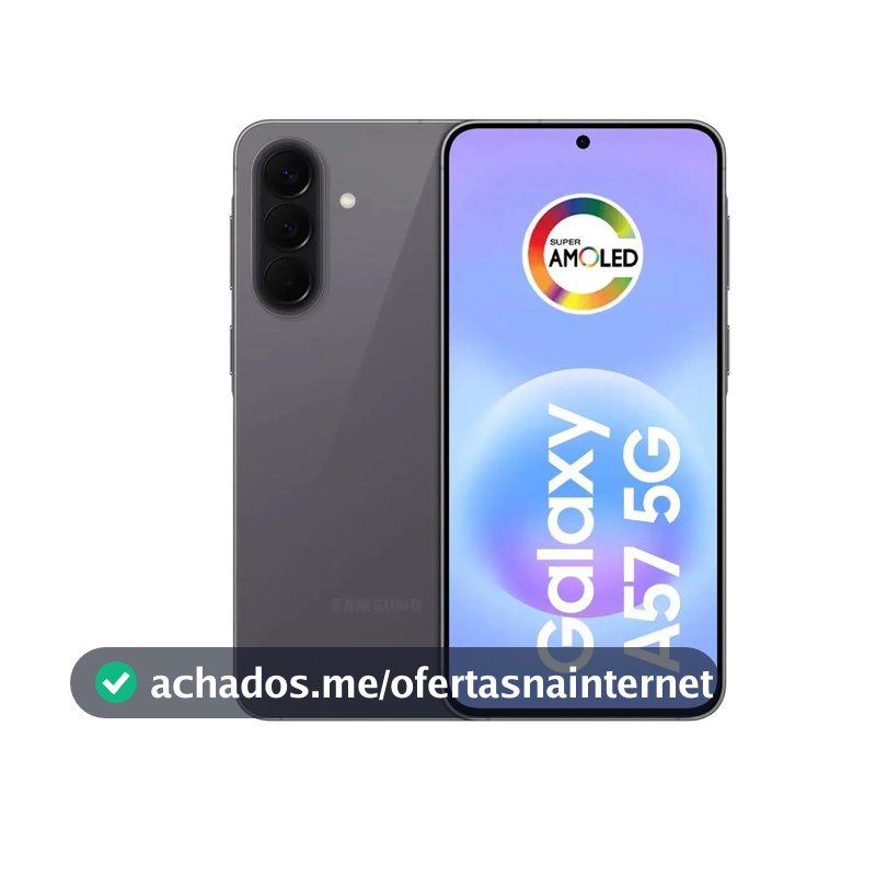 Celular Samsung Galaxy A57 5G 128GB, 8GB RAM, Câmera 50MP, IP68, Super AMOLED 6.7