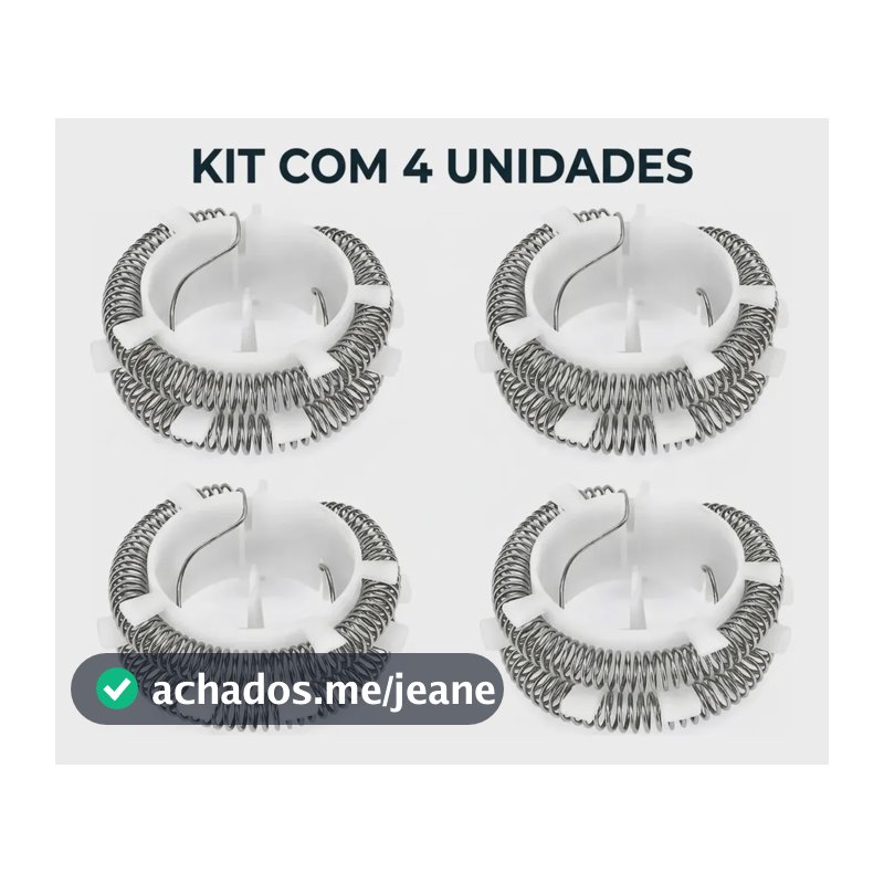 Kit Resistencia Ducha Hydra Fit 220v 6800w Eletrônica Hs 04 Unidades Fosco