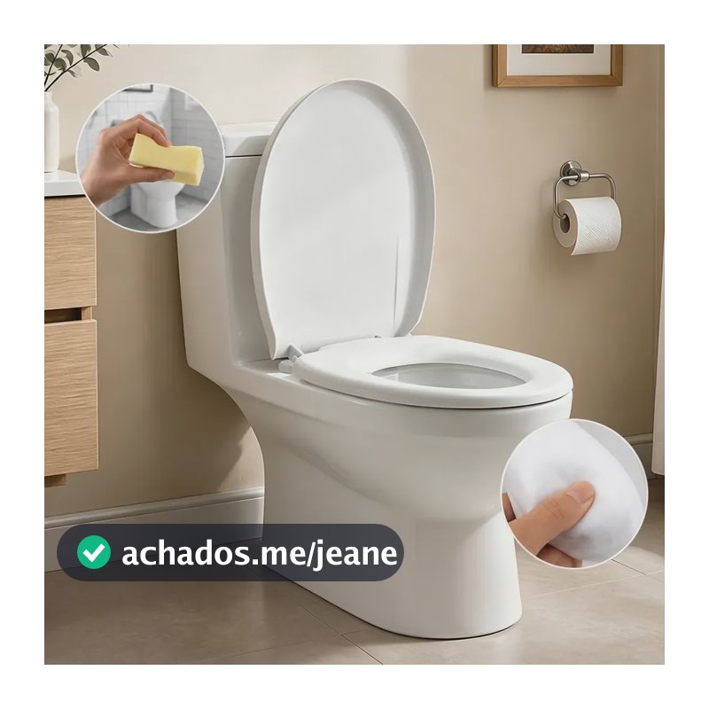 Assento Sanitário Oval Universal Winda com Tampa Branca, Espuma Confortável e Estrutura Resistente