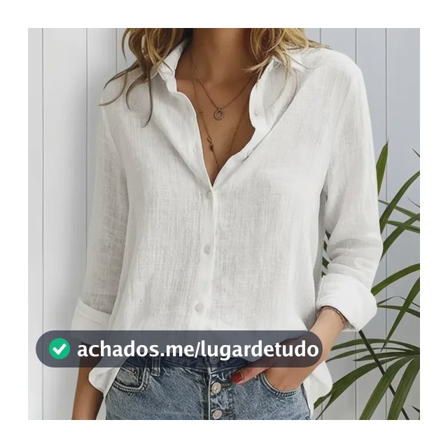 Blusa Feminina Manga Longa Leve Camisa Casual Verão