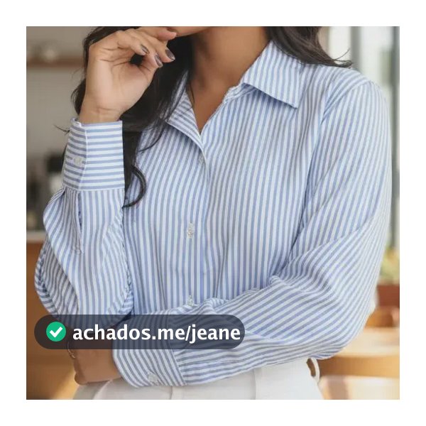 Camisa Social Feminina Manga Longa Moda Evangélica