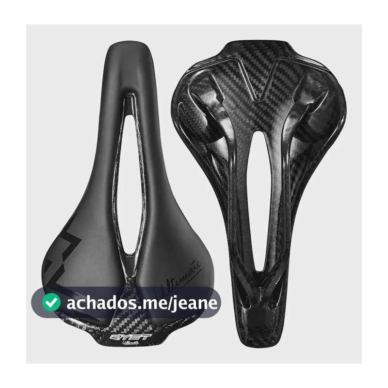 Selim Carbono Superleve Ryet Ultimate Preto 25 Cm 14 Cm